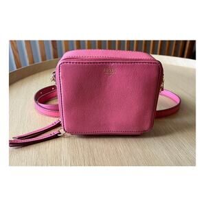 Fossil | Leather Crossbody Convertible Belt Bag Square Wallet Rose Color